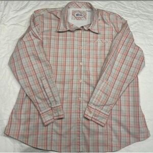 World Wide Sportsman Fishing Shirt Women's Button Down Long Sleeve Vented XXL